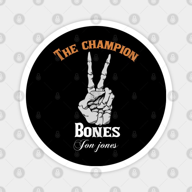 jon jones bones Magnet by FIFTY CLOTH